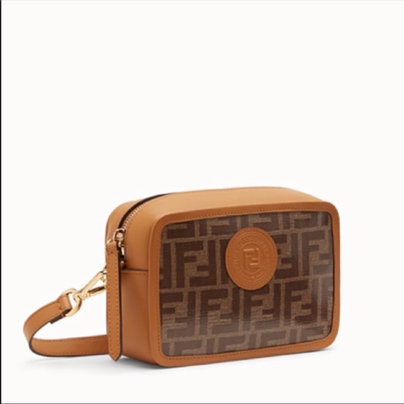 SOLD-Authentic Fendi 1974 Mini Canvas x-body Bag - Picture 4 of 7